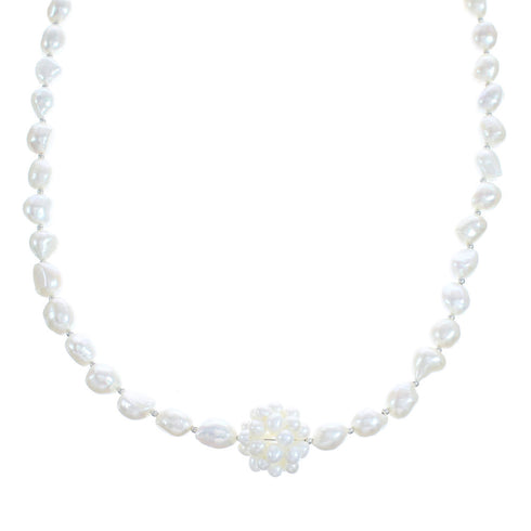 Southwest Fresh Water Pearl Bead Necklace KX121127